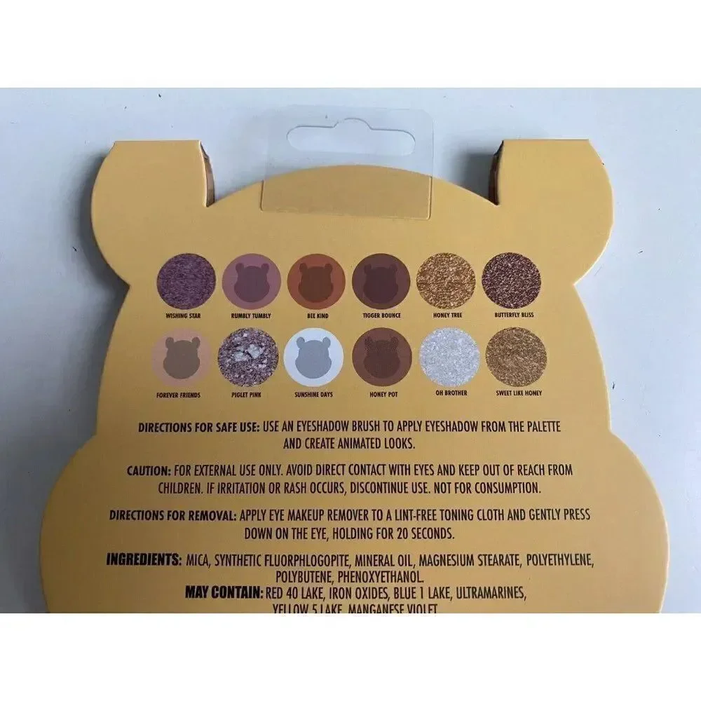 Taste Beauty Winnie The Pooh Eyeshadow Palette 12 Colors Shimmer‎ Matte NEW